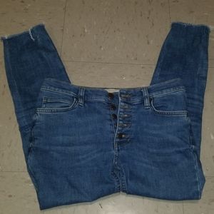 Free people cropped jeans